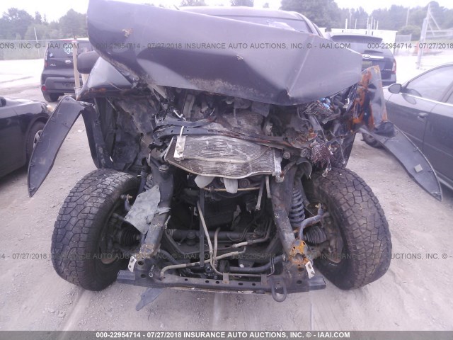 5TELU42N07Z324254 - 2007 TOYOTA TACOMA DOUBLE CAB შავი ფოტო 6