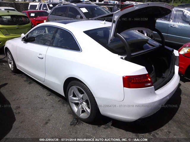 WAUCFAFR6EA026656 - 2014 AUDI A5 PREMIUM WHITE photo 3