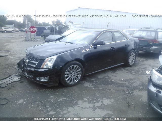 1G6DS5ED7B0140198 - 2011 CADILLAC CTS PREMIUM COLLECTION BLACK photo 2