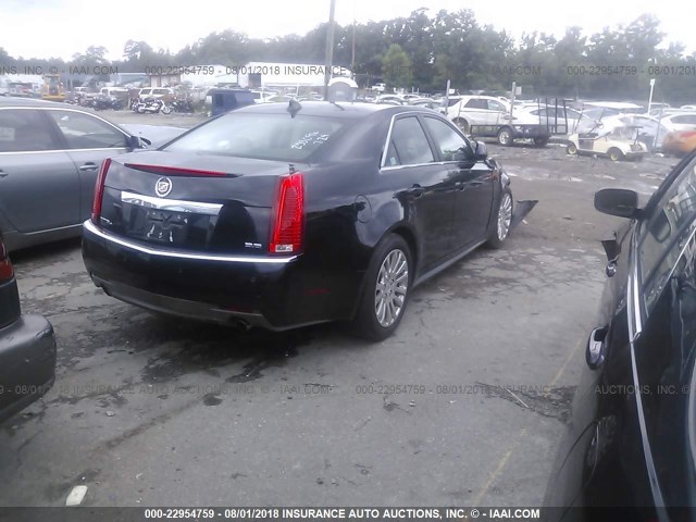 1G6DS5ED7B0140198 - 2011 CADILLAC CTS PREMIUM COLLECTION BLACK photo 4