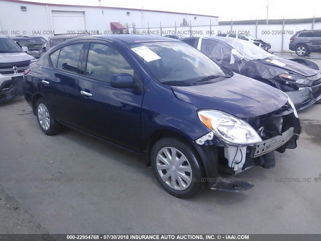 3N1CN7AP6EL829784 - 2014 NISSAN VERSA S/S PLUS/SV/SL BLUE photo 1