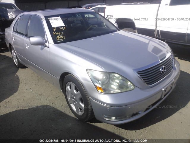 JTHBN36FX40139127 - 2004 LEXUS LS 430 SILVER photo 1