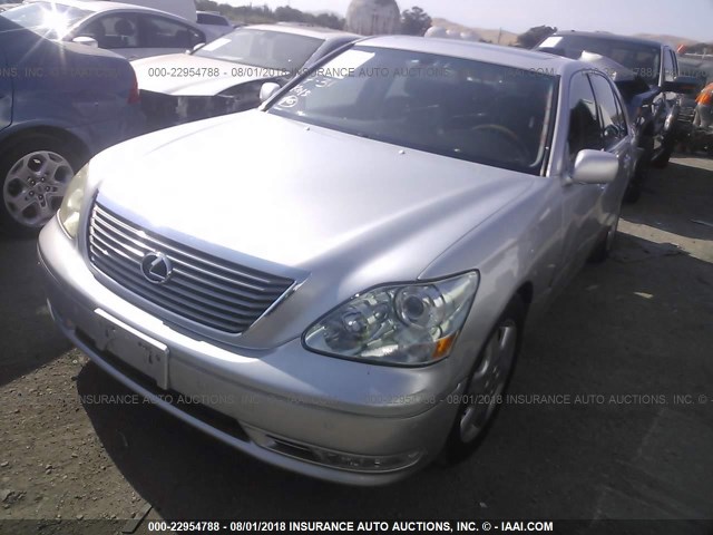 JTHBN36FX40139127 - 2004 LEXUS LS 430 SILVER photo 6