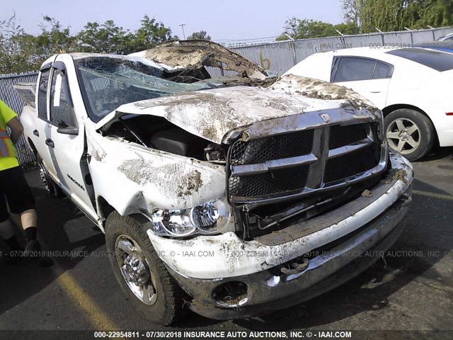 3D7KR28DX5G733957 - 2005 DODGE RAM 2500 ST/SLT 白色 照片 1