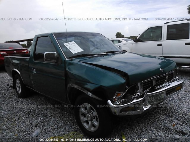 1N6SD11S7VC376202 - 1997 NISSAN TRUCK XE GREEN photo 1