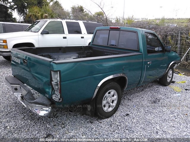 1N6SD11S7VC376202 - 1997 NISSAN TRUCK XE GREEN photo 4