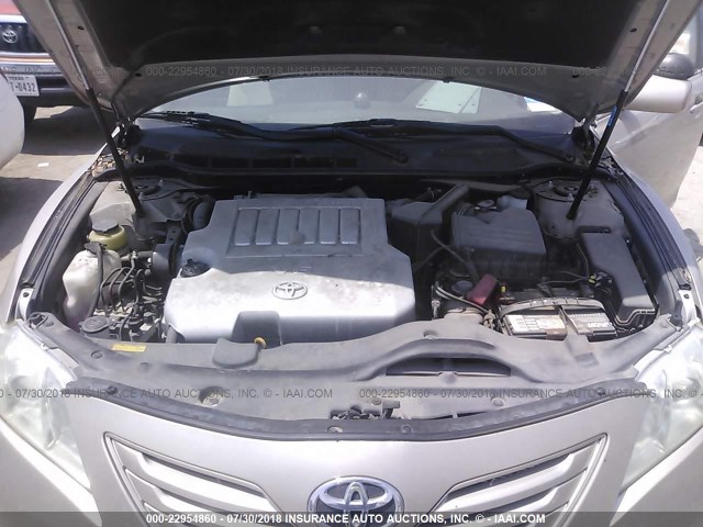4T1BK46K47U006935 - 2007 TOYOTA CAMRY NEW GENERAT LE/XLE/SE BEIGE photo 10