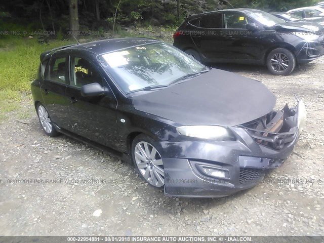 JM1BK34M681101678 - 2008 MAZDA SPEED 3 BLACK photo 1