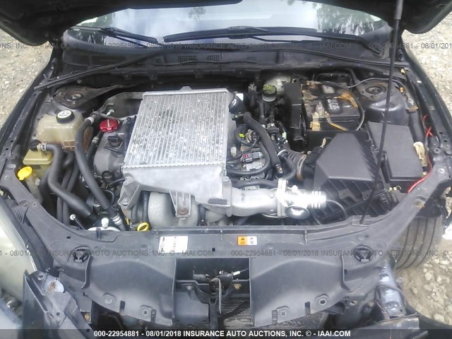 JM1BK34M681101678 - 2008 MAZDA SPEED 3 BLACK photo 10