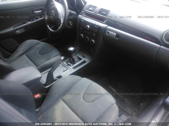 JM1BK34M681101678 - 2008 MAZDA SPEED 3 BLACK photo 5