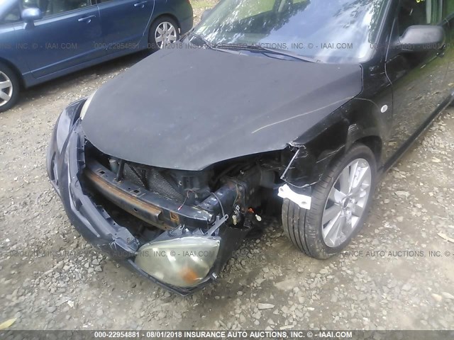 JM1BK34M681101678 - 2008 MAZDA SPEED 3 BLACK photo 6
