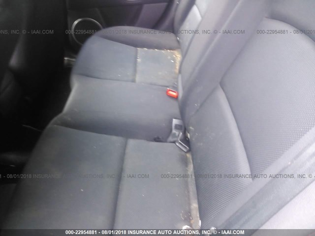 JM1BK34M681101678 - 2008 MAZDA SPEED 3 BLACK photo 8