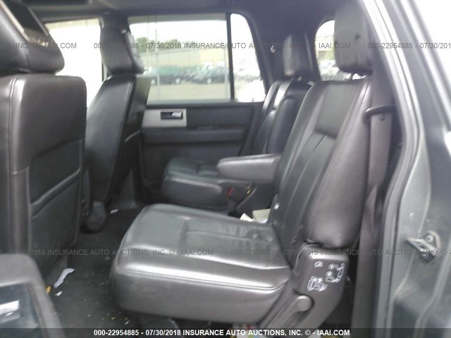 1FMJK2A53BEF07304 - 2011 FORD EXPEDITION EL LIMITED GRAY photo 8
