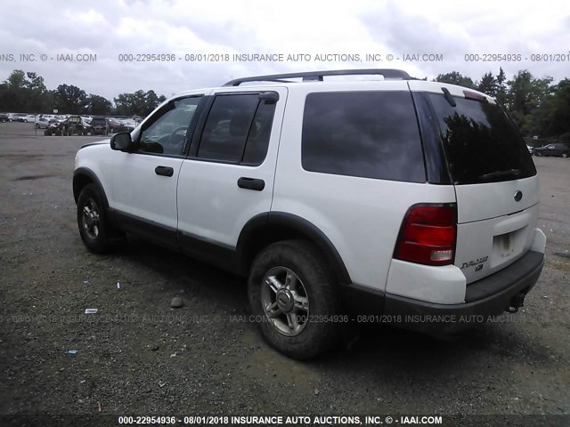 1FMZU73K73ZB55819 - 2003 FORD EXPLORER XLT/XLT SPORT/NBX 白色 照片 3