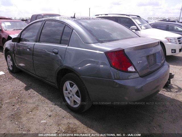 1G8AJ58F87Z203127 - 2007 SATURN ION LEVEL 2 灰色 照片 3