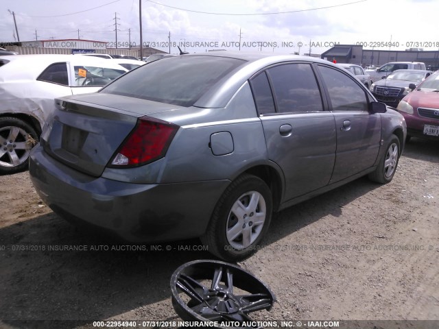 1G8AJ58F87Z203127 - 2007 SATURN ION LEVEL 2 灰色 照片 4