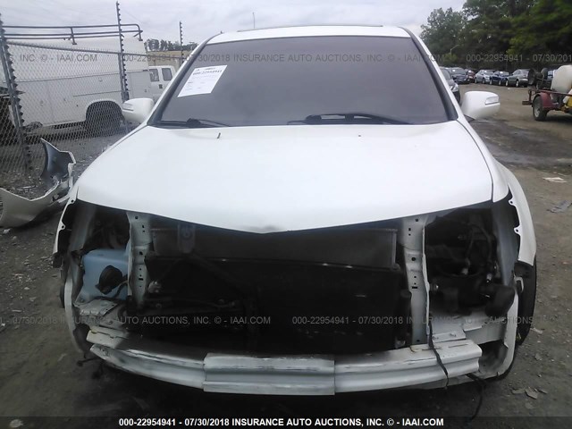 2HNYD28458H549429 - 2008 ACURA MDX TECHNOLOGY WHITE photo 6