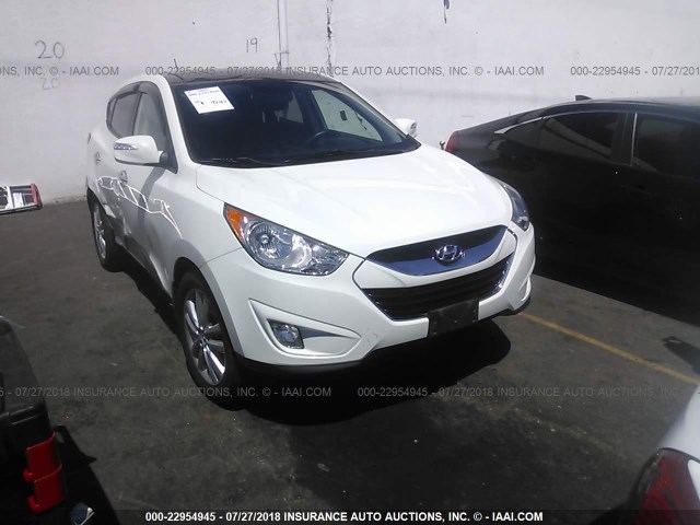 KM8JUCAC4BU170887 - 2011 HYUNDAI TUCSON GLS/LIMITED WHITE photo 1