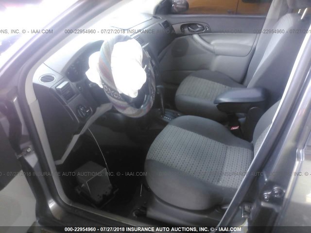 1FAHP34N97W295036 - 2007 FORD FOCUS ZX4/S/SE/SES GRAY photo 5
