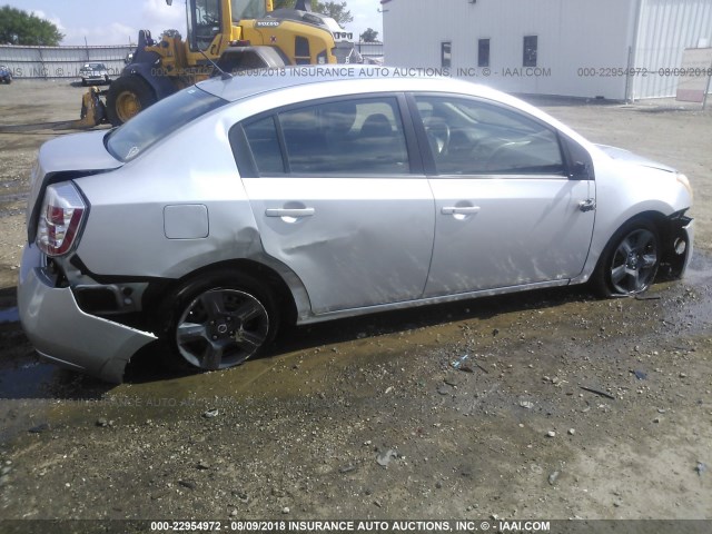 3N1AB61E48L761868 - 2008 NISSAN SENTRA 2.0/2.0S/2.0SL SILVER photo 6