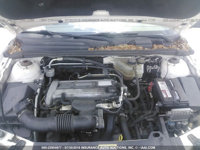 1G1ZS51F96F297351 - 2006 CHEVROLET MALIBU LS თეთრი ფოტო 10