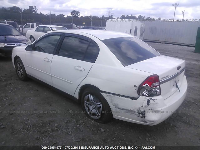 1G1ZS51F96F297351 - 2006 CHEVROLET MALIBU LS თეთრი ფოტო 3