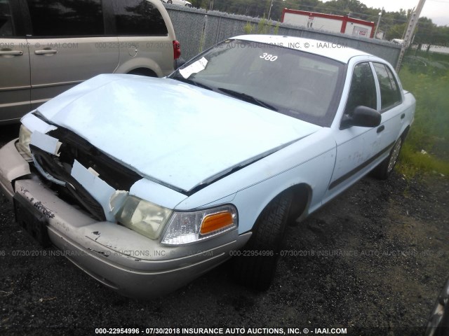 2FAHP71V09X135453 - 2009 FORD CROWN VICTORIA POLICE INTERCEPTOR BLUE photo 2