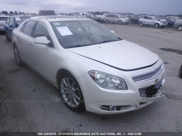 1G1ZE5EBXAF250806 - 2010 CHEVROLET MALIBU LTZ WHITE photo 1