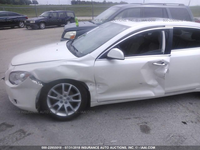 1G1ZE5EBXAF250806 - 2010 CHEVROLET MALIBU LTZ WHITE photo 6