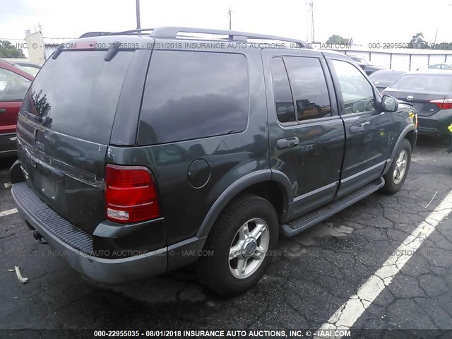 1FMZU63K93UA55826 - 2003 FORD EXPLORER XLT/XLT SPORT/NBX 绿色 照片 4