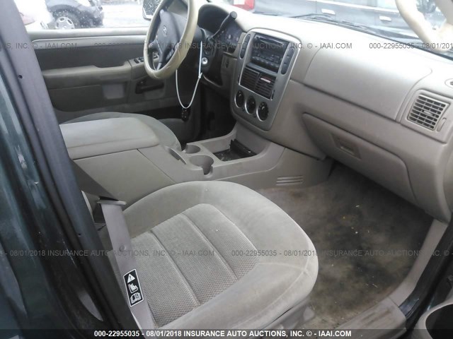 1FMZU63K93UA55826 - 2003 FORD EXPLORER XLT/XLT SPORT/NBX 绿色 照片 5