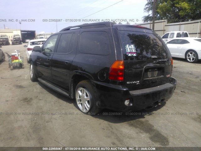 1GKES66M166139996 - 2006 GMC ENVOY DENALI XL BLACK photo 3