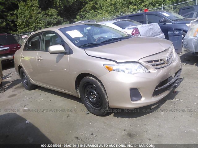 2T1BU4EE4DC946686 - 2013 TOYOTA COROLLA S/LE GOLD photo 1