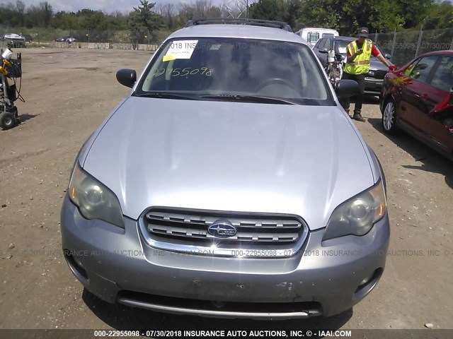 4S4BP61C457344263 - 2005 SUBARU LEGACY OUTBACK 2.5I 银色 照片 6
