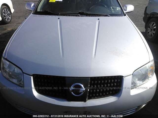 3N1CB51A45L558345 - 2005 NISSAN SENTRA 1.8S SILVER photo 6