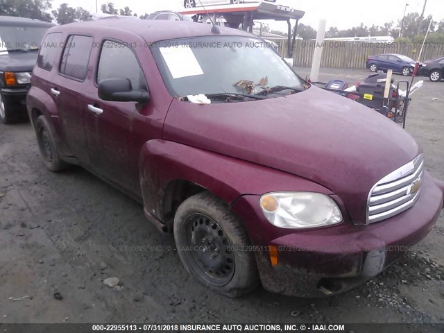 3GNDA13DX7S566244 - 2007 CHEVROLET HHR LS RED photo 1