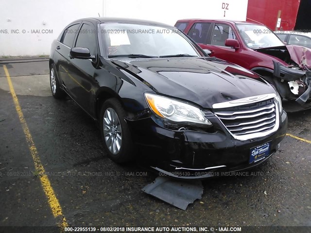 1C3CCBAB8DN734219 - 2013 CHRYSLER 200 LX BLACK photo 6