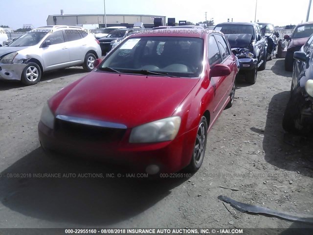 KNAFE161865361356 - 2006 KIA SPECTRA5 RED photo 2