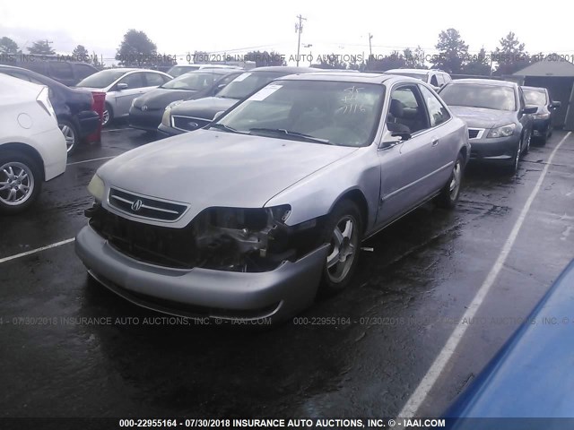 19UYA2254VL010719 - 1997 ACURA 3.0CL Srebrny zdjęcie 2