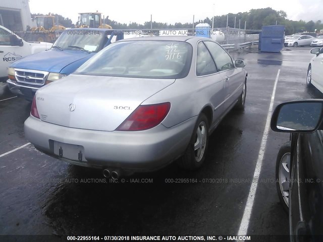 19UYA2254VL010719 - 1997 ACURA 3.0CL Srebrny zdjęcie 4