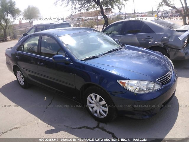 4T1BE30K86U138203 - 2006 TOYOTA CAMRY LE/XLE/SE Mavi foto 1