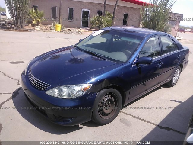 4T1BE30K86U138203 - 2006 TOYOTA CAMRY LE/XLE/SE Mavi foto 2