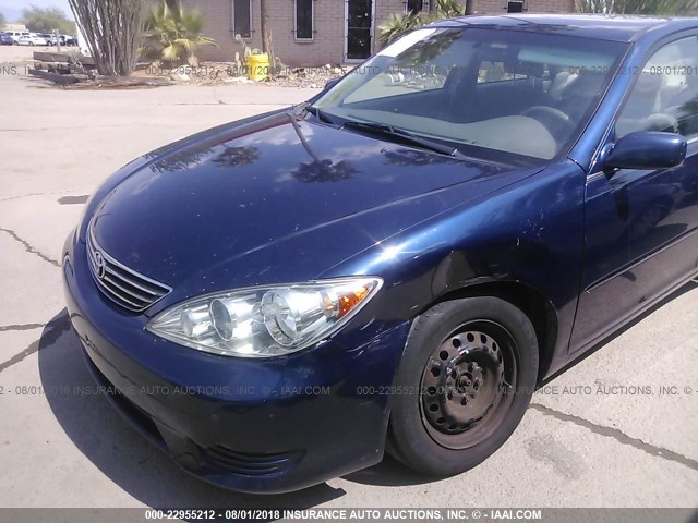 4T1BE30K86U138203 - 2006 TOYOTA CAMRY LE/XLE/SE Mavi foto 6