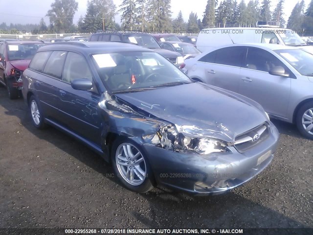 4S3BP616756308782 - 2005 SUBARU LEGACY 2.5I BLUE photo 1