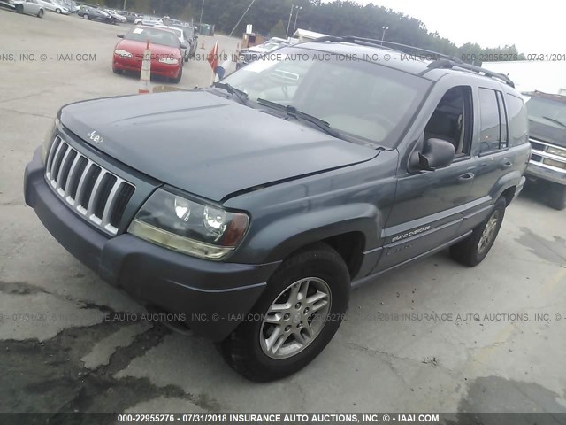 1J4GW48S54C135886 - 2004 JEEP GRAND CHEROKEE LAREDO/COLUMBIA/FREEDOM 绿色 照片 2