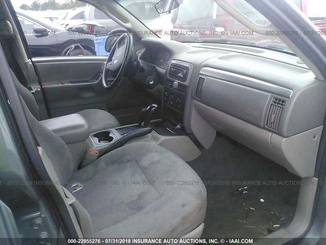 1J4GW48S54C135886 - 2004 JEEP GRAND CHEROKEE LAREDO/COLUMBIA/FREEDOM 绿色 照片 5