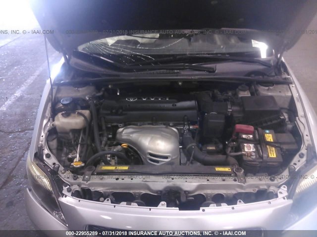 JTKDE167250018903 - 2005 TOYOTA SCION TC 银色 照片 10