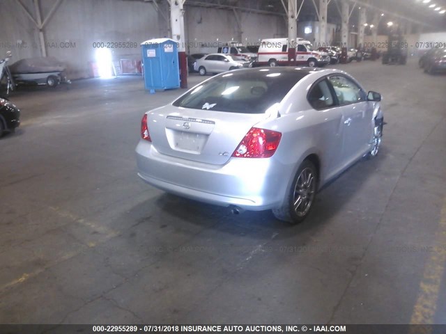 JTKDE167250018903 - 2005 TOYOTA SCION TC 银色 照片 4