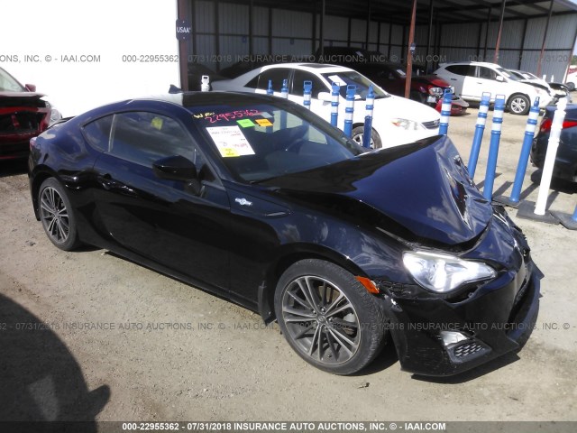 JF1ZNAA11D2716220 - 2013 TOYOTA SCION FR-S BLACK photo 1