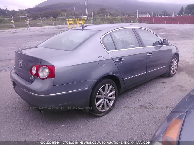 WVWFU73C67P053168 - 2007 VOLKSWAGEN PASSAT 3.6L 4MOTION LUXURY GRAY photo 4